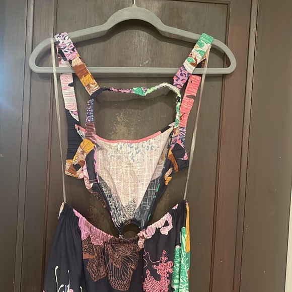 Anthropologie Maeve Cut Out Maxi Dress. Worn once. Great condition. - Picture 3 of 6